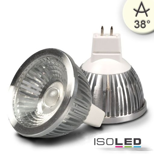 MR16 LED reflektor 5,5W COB, 38°, hideg fehér, dimmelheto