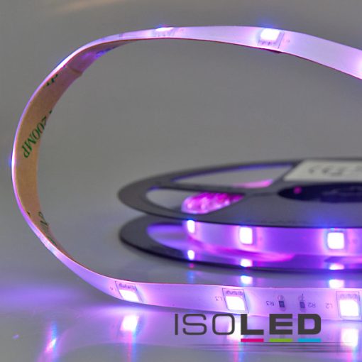 LED SIL-RGB flexibilis szalag, 12V, 7.2W, IP66, 30 LED/m