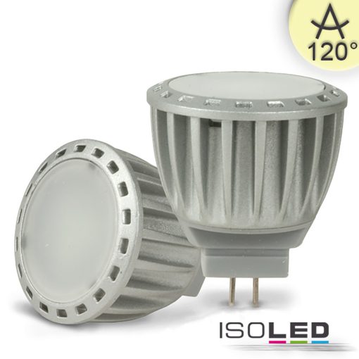 MR11 LED 4W diffúz, 120°, meleg fehér, dimmelheto