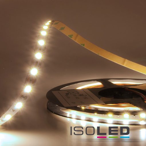 LED SIL830 flexibilis szalag, 24V, 14,4W, IP20, meleg fehér, 60 LED/m