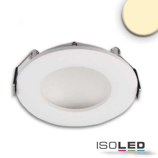 LED mélysugárzó LUNA, 8W, indirekt fény, fehér, meleg fehér