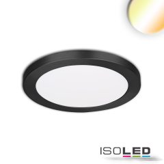   LED süllyesztett/felületre szerelt lámpa Slim Flex, 6 W, ColorSwitch 3000K|3500k|4000K, fekete