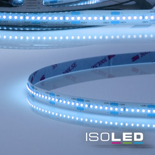 LED CRI9B Linear10 flexibilis szalag, 24V, 15W, IP20, kék, 280 LED/m