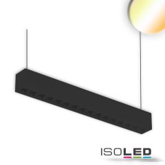   LED függesztett lámpa lineáris 20W, sorolható, fekete, ColorSwitch 3000|3500|4000K