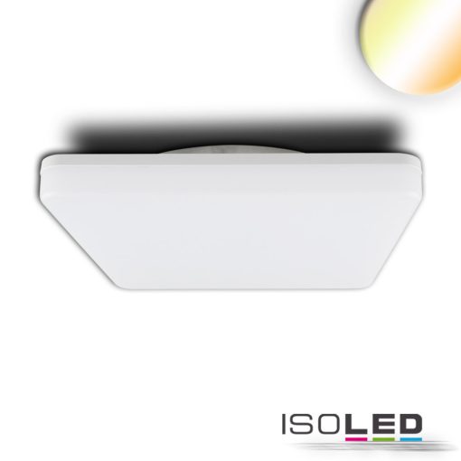 LED mennyezeti/fali lámpa, 24 W, szögletes, IP54, ColorSwitch 3000K|4000K, fehér