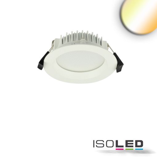 LED-es lefelé világító lámpa csökkentett káprázással, 13W, kerek, DN110, CRI90, színváltó 3000|3500|4000K, dimmelheto