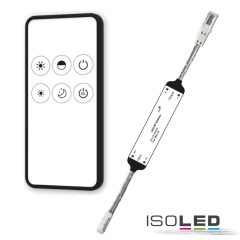   LED-es rádiós PWM-Dimmer, MiniAMP, távirányítóval együtt, 12-24V DC, 3A