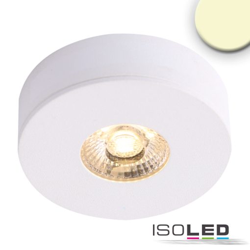 LED süllyesztheto/felületre szerelt lámpa MiniAMP fehér, 3W, 24V DC, meleg fehér, dimmelheto