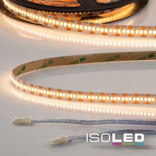 LED CRI925 MiniAMP flex. szalag, 12V, 6W, IP20, 2500K, 120cm, kétoldalas 30cm kábel + maleAMP