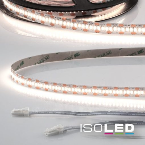 LED CRI940 MiniAMP flex. szalag, 12V, 12W, IP20, 4000K, 250cm, kétoldalas 30cm kábel + maleAMP