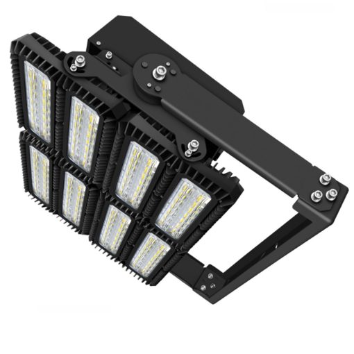 LED reflektor 900W, 130x25° aszimmetrikus, billentheto modul,1-10V-os dimmelheto,sem fehér,IP66