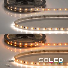   LED CRI919/940 MiniAMP flex. szalag, 24V, 10W, IP20, fehér színu, 250cm, kétoldalas kábel + maleAMP, 126 LED/m