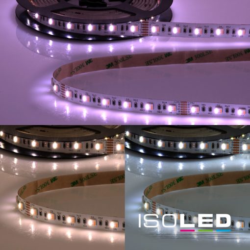 LED SIL RGB+WW+KW flexibilis szalag, 24V, 19W, IP20, 5in1 chip, 60 LED/m