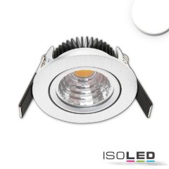   LED süllyesztett lámpatest 68 MiniAMP alu csiszolt 5W, 24V DC, semleges fehér 4000k, dimmelheto