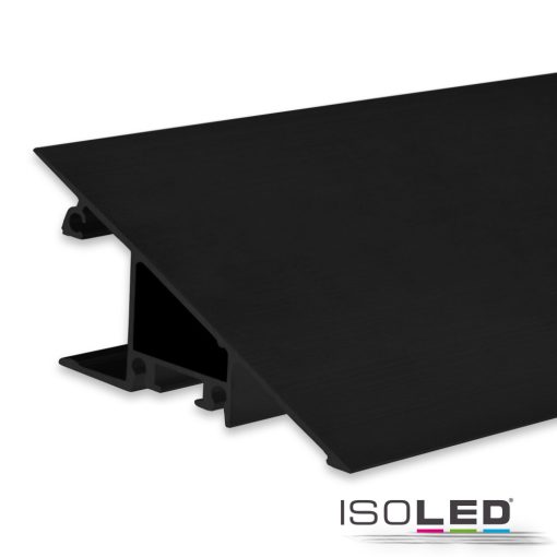 LED konstrukciós lámpa profil HIDE TRIANGLE alumínium fekete RAL 9005, 200cm