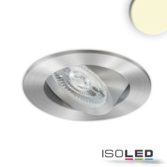   LED süllyesztett lámpa Slim68 csiszolt alumínium, kerek, 9W, meleg fehér, dimmelheto