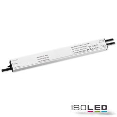   LED PWM transzformátor 24V/DC, 0-100W, vékony, Push/Dali-2 dimmelheto, IP67, SELV