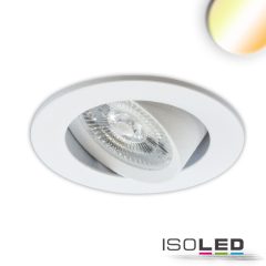   LED süllyesztett lámpa Sunset Slim68 fehér, kerek, 9W, 1800-2800K, dim-to-warm