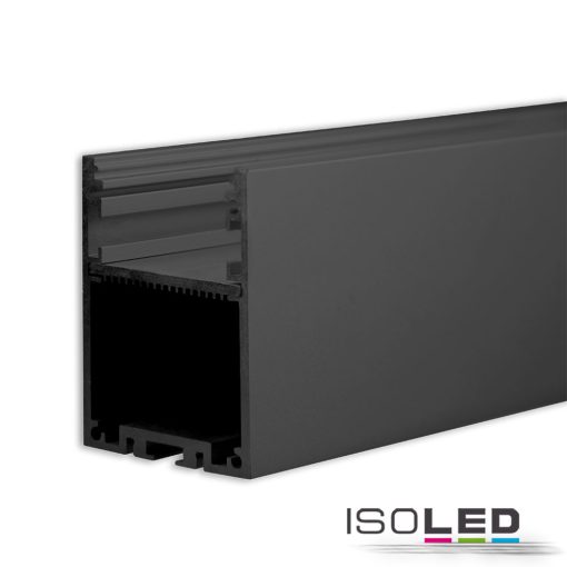 LED konstrukciós profil LAMP30 alumínium fekete RAL 9005, 200cm