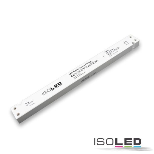 LED transzformátor 24V/DC, 0-100W, vékony, SELV