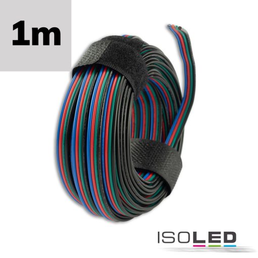 RGB kábel 4x0.5mm˛ H03VH-H AWG20, méterenként áruljuk