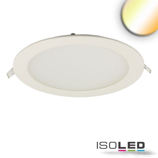 LED mélysugárzó ultralapos kerek fehér, 18W, 225mm, színváltó 3000|3500|4000K, dimmelheto