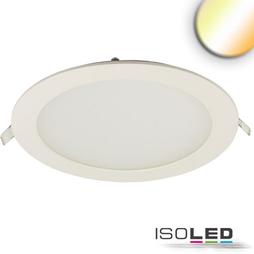 LED mélysugárzó ultralapos kerek fehér, 24W, 300mm, színváltó 3000|3500|4000K, dimmelheto