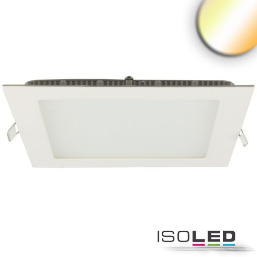 LED mélysugárzó ultralapos szögletes fehér, 18W, 225x225mm, Colorswitch 3000|3500|4000K, dimmelheto