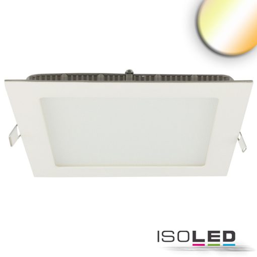 LED mélysugárzó ultralapos szögletes fehér, 24W, 300x300mm, Colorswitch 3000|3500|4000K, dimmelheto