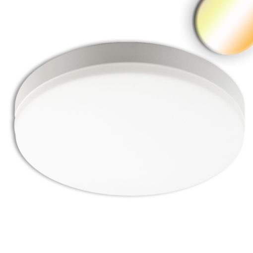 LED mennyezeti/fali lámpa 18W, fehér, IP54, mozgásérzékelovel+vészvilágítás funk., ColorSwitch