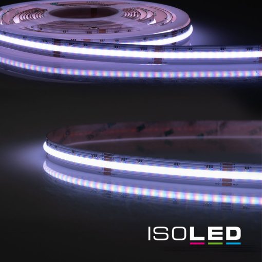 LED COB RGB+WW Linear flexibilis szalag, 24V, 20W, IP20, 896 LED/m