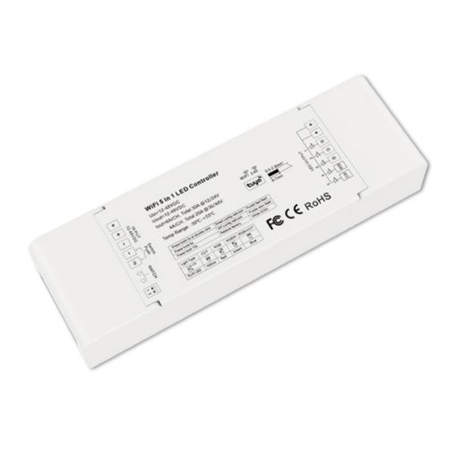 Sys-Pro + Zigbee 3.0 1-5 csatornás multi-PWM dimmer, 12-24V DC 5x6A, 36-48V DC 5x4A