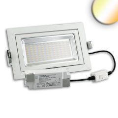   LED mélysugárzó üzletekbe box, 32W, kihajtható, fehér, colorswitch, dimmelheto