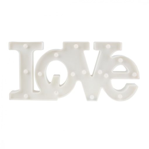 LOVE PLASTIKOWE LED