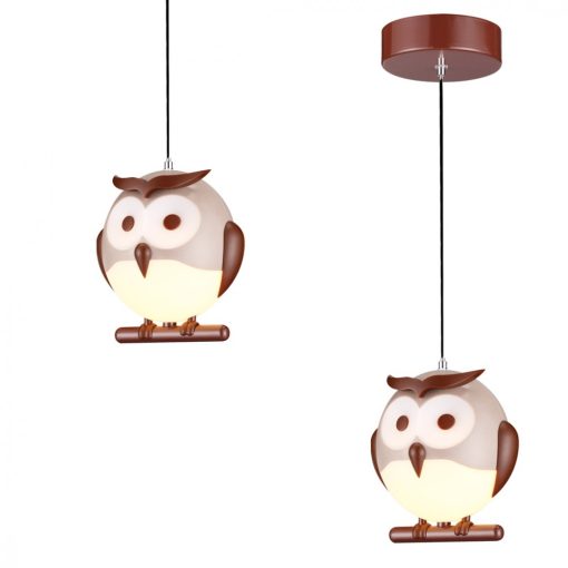 Pendant lamp OWL 1XE14 LED