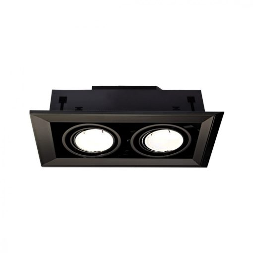 FLUSH-MOUNTED LAMP  BLOCCO BLACK 2x7W GU10 LED