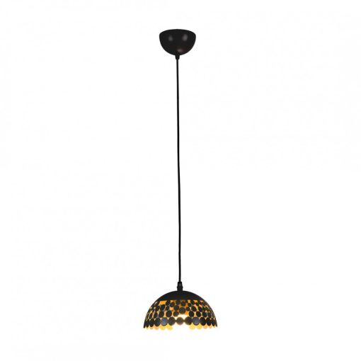 Pendant lamp LISA BLACK 1xE27