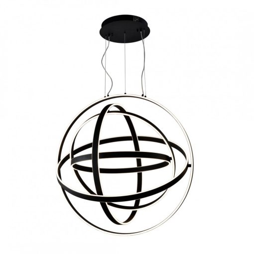 Pendant lamp COPERNICUS BLACK 180W LED