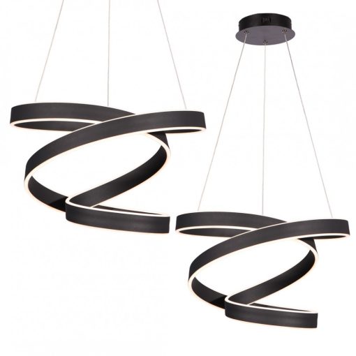 Pendant lamp ANDROMEDA BLACK 100W LED