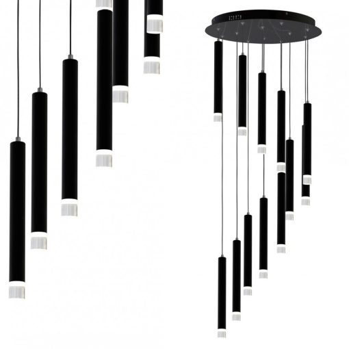 Pendant lamp CARBON 12W LED