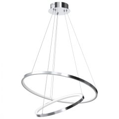 Pendant lamp ROTONDA CHROME 51W LED