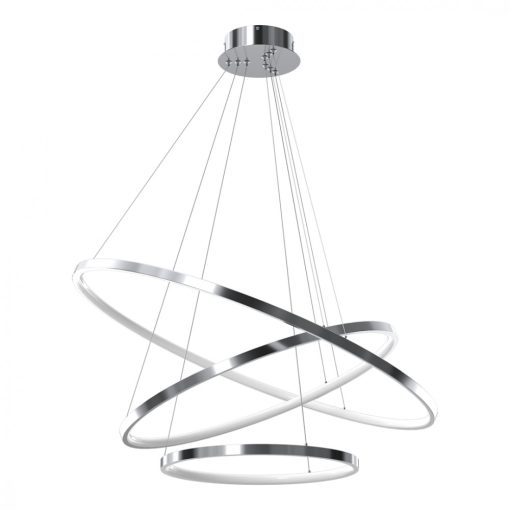 Pendant lamp ROTONDA CHROME 93W LED