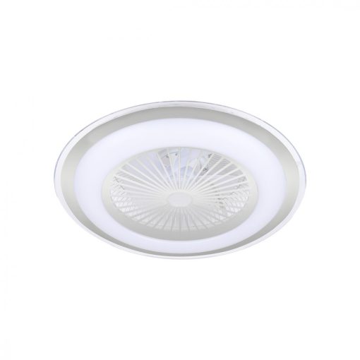 Ceiling lamp  LED ZONDA SILVER 48W with fan