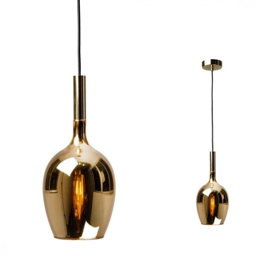 Pendant lamp LUGANO GOLD 1xE14