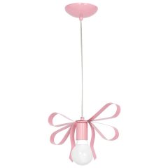 Pendant lamp EMMA PINK 1xE27