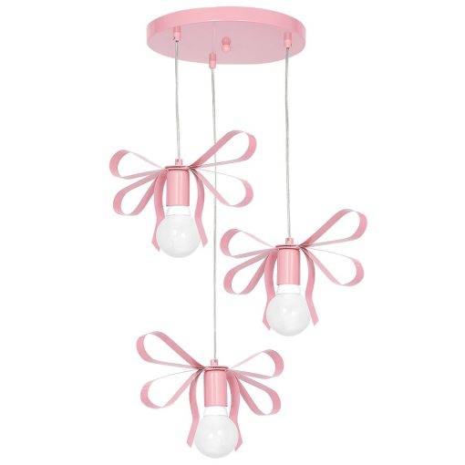 Pendant lamp EMMA PINK 3xE27