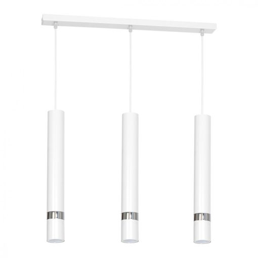 Pendant lamp JOKER WHITE/CHROME 3xGU10