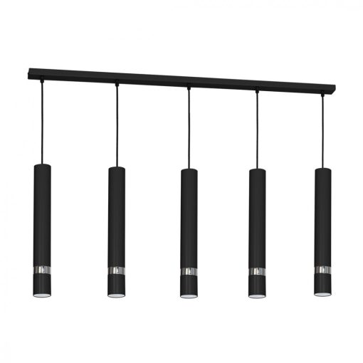 Pendant lamp JOKER BLACK/CHROME 5xGU10