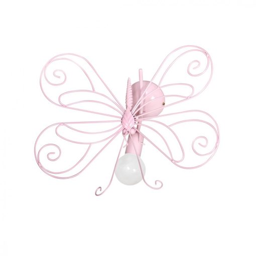 Wall lamp MOTYL 2 PINK 1xE27