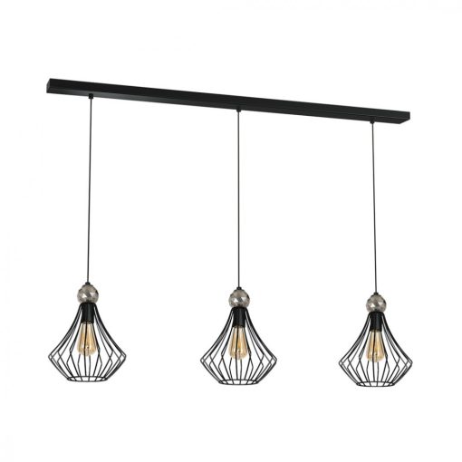 Pendant lamp JEWEL BLACK 3xE27